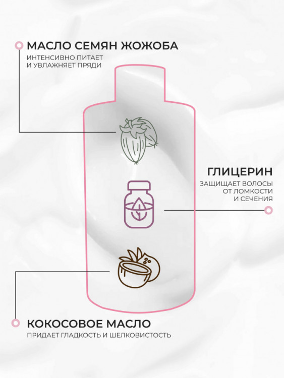 OLJE Кондиционер  глубокое увлажнение для любого типа волос, 450 мл в Пензе