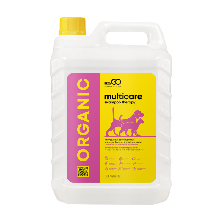 Dctr.Go Шампунь-бальзам для животных  Sнampoo Therapy "Мультиуход" 5000 мл в Пензе