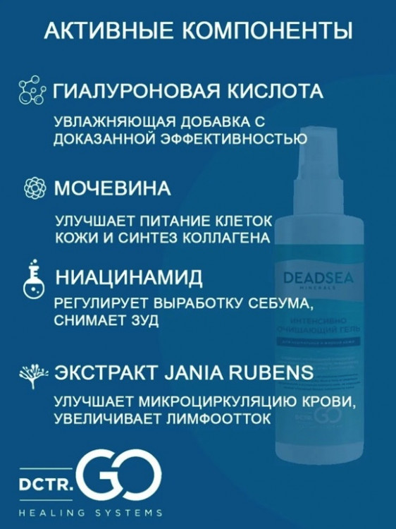 Dctr.Go Очищающий гель для умывания лица с церамидами  250 мл в Пензе