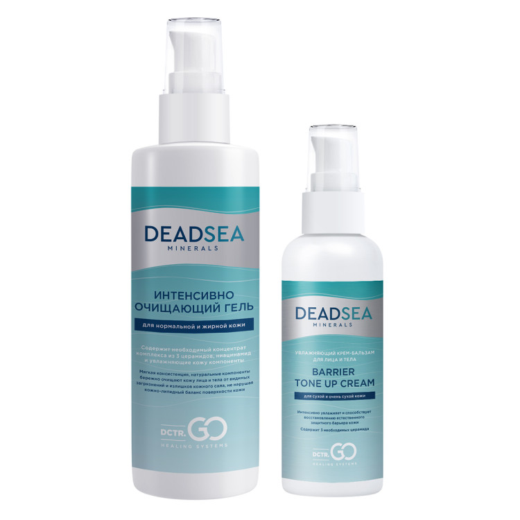 Dctr.Go Набор очищающий гель 250 мл и увлажняющий крем для лица с церамидами 100 мл в Пензе