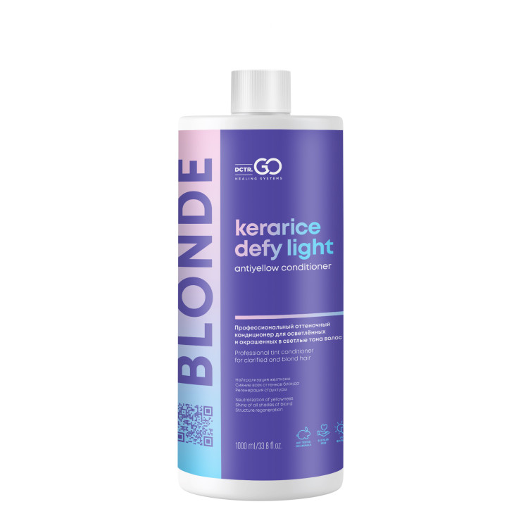 Блонд кондиционер для защиты цвета Kerarice Defy Light Shampoo Dctr.Go. 1000 мл в Пензе